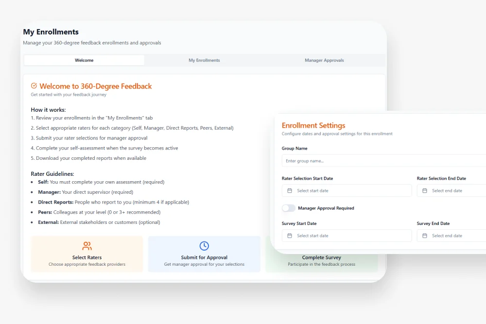 Custom 360 Feedback Software Development for a Global Manufacturer 